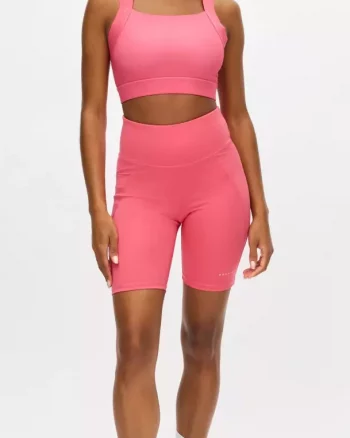 Flattering High Waist Bike Tights "Fruit Dove" - Röhnisch