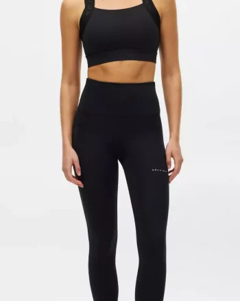 Flattering High Waist Tights "Black" - Röhnisch