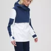 Nadia Anorak W "White-Blue" - Les Arcs