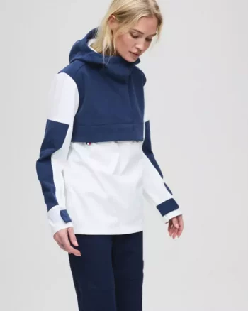Nadia Anorak W "White-Blue" - Les Arcs