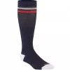 Fernande ski sock long "navy"- les arcs