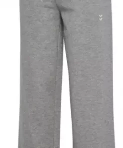 hmlPULSE wide w Sweat Pants "grey melange"- Hummel