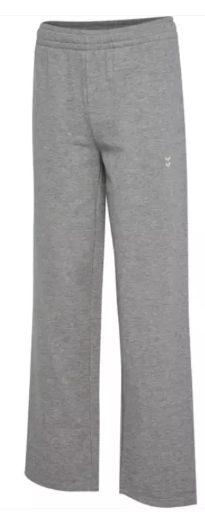 hmlPULSE wide w Sweat Pants "grey melange"- Hummel