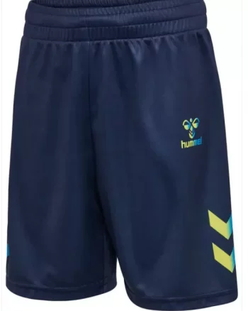 hmlSHIMMER Shorts jr "dress blues/limeade- Hummel