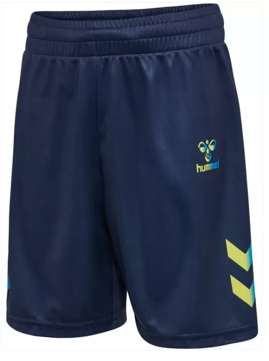 hmlSHIMMER Shorts jr "dress blues/limeade- Hummel