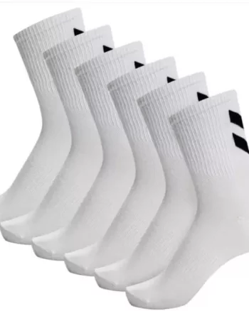 hmlCHEVRON 6-pack socks "hvit"- Hummel