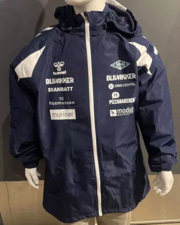 hmlCORE 2.0 All-Weather Jacket Junior Marine/white"- Hummel