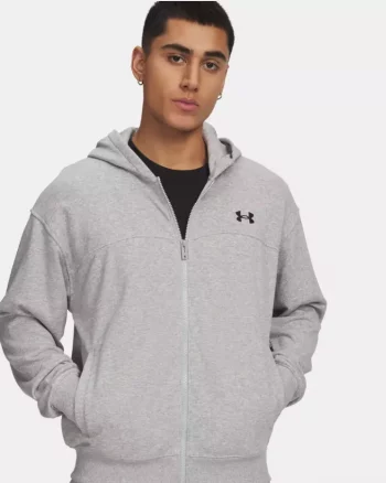 Rival LW FZ "Mod Gray Light Heather / Black" - Under Armour