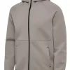 hmlTECH Fleece Regular zip hoodie "rock ridge"- Hummel