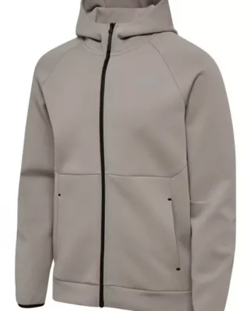 hmlTECH Fleece Regular zip hoodie "rock ridge"- Hummel