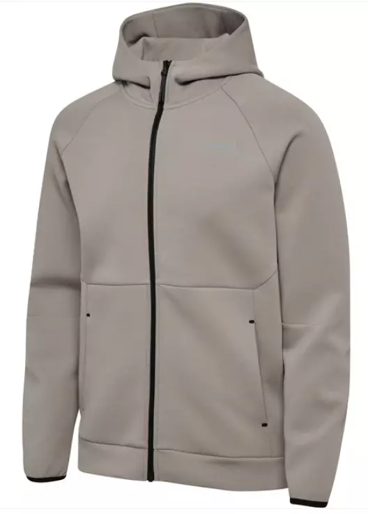 hmlTECH Fleece Regular zip hoodie "rock ridge"- Hummel