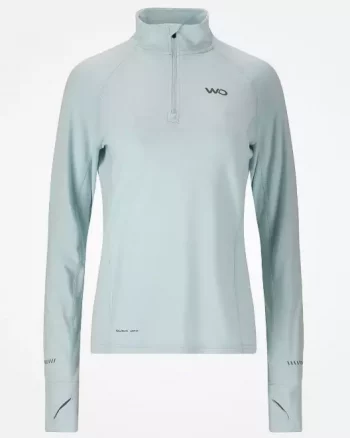 Wolling W Melange Performance Midlayer "Winter Sky" - Workout