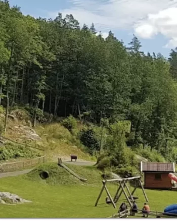 Skjorte i sort Lindland gård