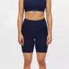 Flattering High Waist Bike Tights "Indigo" - Röhnisch