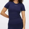 Jacquard SS Top "Indigo" - Röhnisch