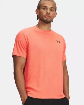 Tech Textured SS "Venom Red" - Under Armour