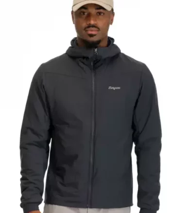 Holo Insulated Hood Jacket Men "Dark Shadow Grey"- Bergans