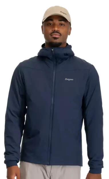 Holo Insulated Hood Jacket Men "Navy Blue"- Bergans