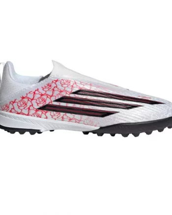 F50 LEAGUE LL TF J LY "FTWWHT/CBLACK/LUCRED" - Adidas