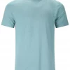 Sapporo M Melange S/S Tee "Adriatic Blue" - Workout