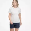 Logo Cotton Tee Women "Arctic White" - Bergans