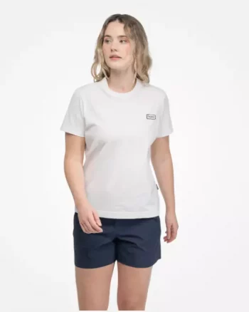 Logo Cotton Tee Women "Arctic White" - Bergans