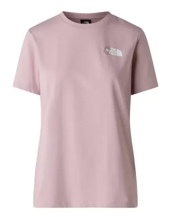 W BLANCA REGULAR SHORT SLEEVE TEE "Metal Pink" - The North face