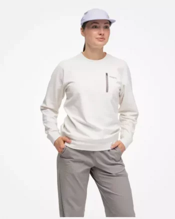 Midtli Midlayer Sweatshirt Women "Vanilla White" - Bergans