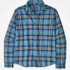 M´s L/S LW Fjord Flannel Shirt "Prime: Shore Blue" - Patagonia