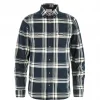 Örvik Lite Flannel Shirt M "Dark Navy/Chalk White" - Fjällräven
