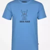 Varde T-shirt m Print "Kar/Silver Lake Blue" - Jotunheim