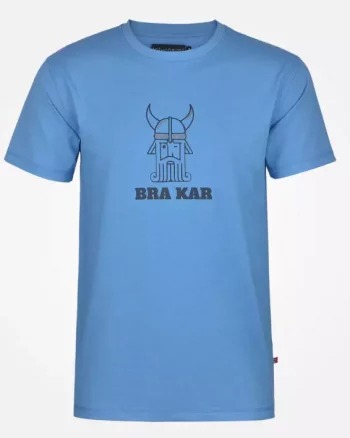 Varde T-shirt m Print "Kar/Silver Lake Blue" - Jotunheim