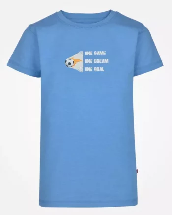 Varde T-shirt m Print Jr "Goal/Silver Lake Blue" - Jotunheim