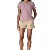 W's P-6 Logo Responsibili-Tee "Quiet Violet" - Patagonia