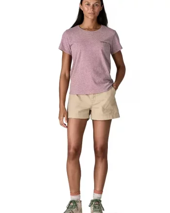 W's P-6 Logo Responsibili-Tee "Quiet Violet" - Patagonia