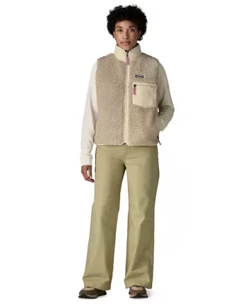 W's Classic Retro-X Vest "Natural w/Light Violet" - Patagonia