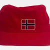 Bøttehatt NORGE "rød"