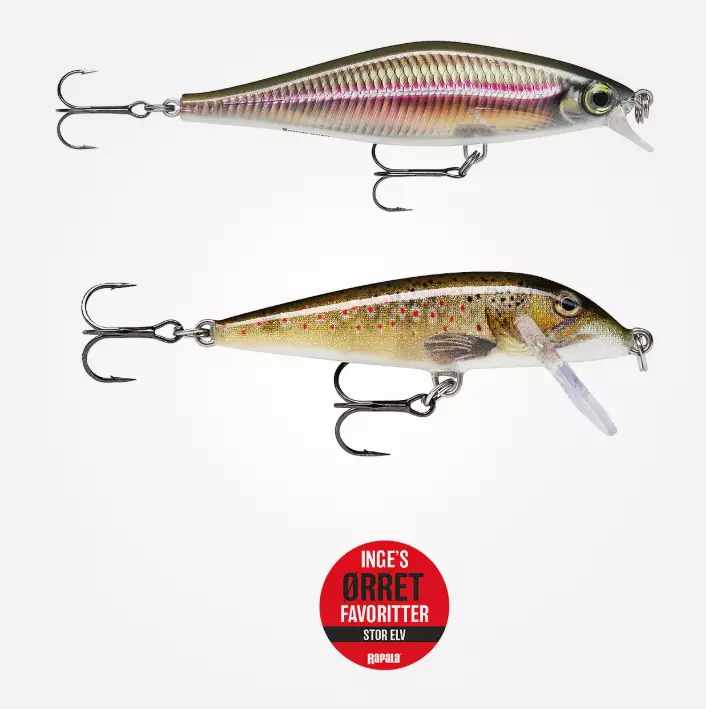 Inge Rønning´s Ørretfavoritter Stor Elv 2pk - Rapala
