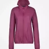 Vindjakke Packable Dame "Raspberry Coulis" - Jotunheim
