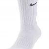 Nike Cushioned Training Crew Socks "WHITE/BLACK"