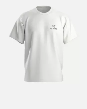 Kragg SL Cotton Bird Word SS "White Light/Black" - Arcteryx