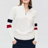 Elaina Half Zip W "White" - Les Arcs