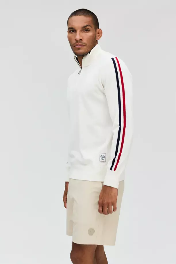 Etienne Half Zip M "White" - Les Arcs