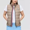 Ariane Light Down Vest W "Brown" - Les Arcs