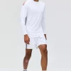 Bouvier Training Shorts 7" "White" - Les Arcs