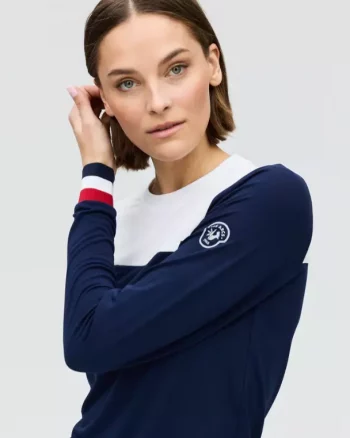 Flore Training Long Sleeve W "Navy" - Les Arcs