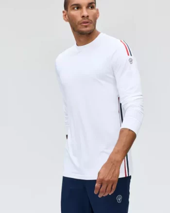 Felix Training Longsleeve M "White" - Les Arcs