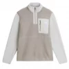 M YUMIORI 1/4 ZIP "STONE SLAB/CUMULUS CLOU" - The North Face