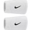 SWOOSH CLASSIC DOUBLEWIDE WRISTBANDS 2PK "WHITE/BLACK" - NIKE