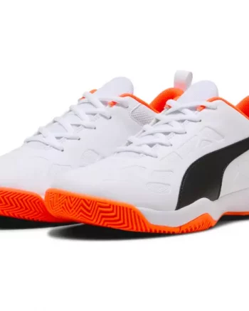 Tenaz Jr "PUMA White-PUMA Black-Shocking Orange" - Puma